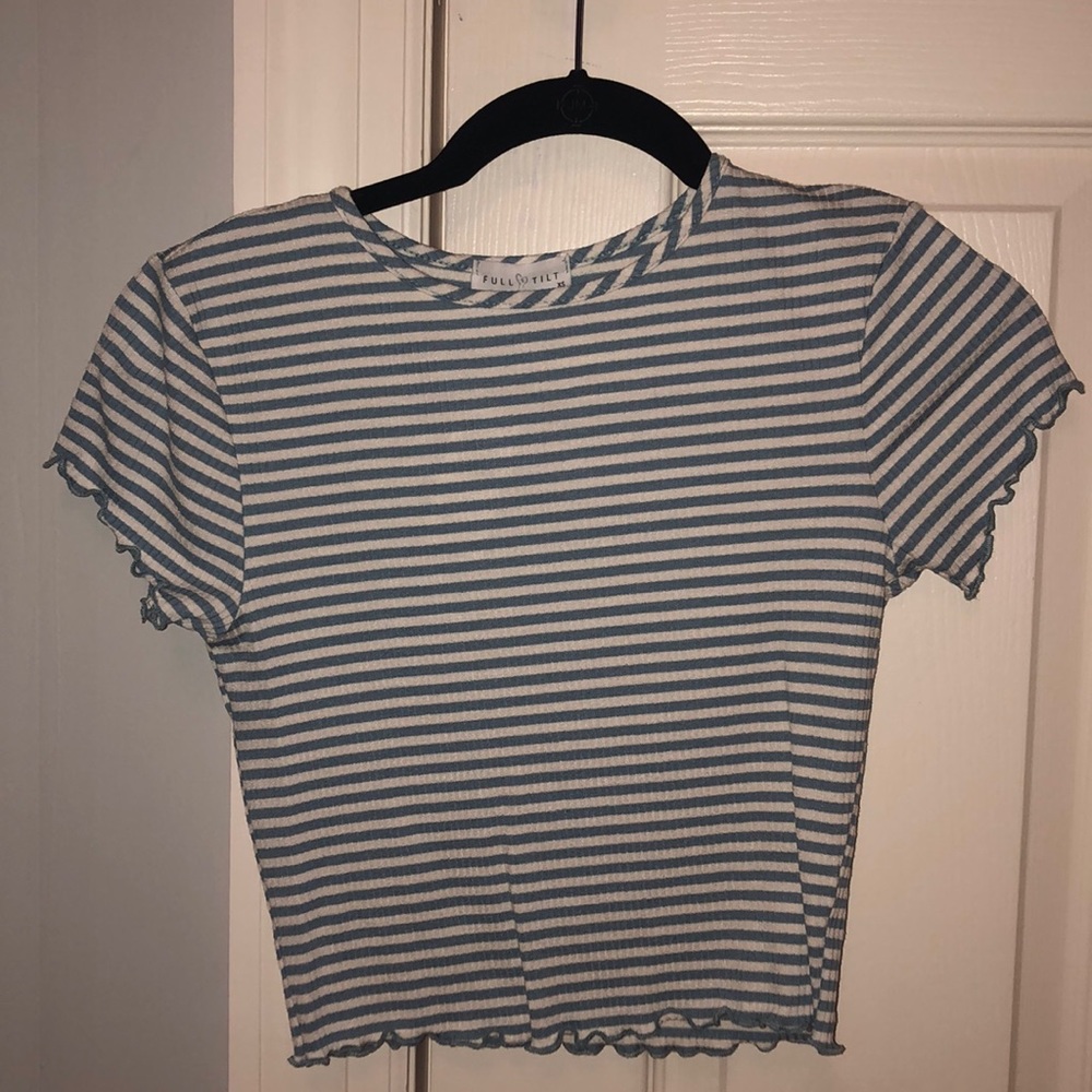 White and Blue shirt